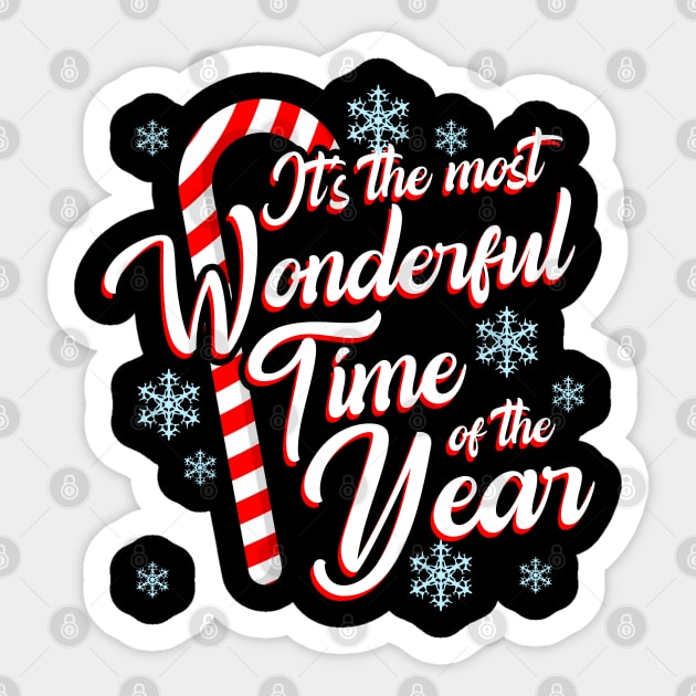 Christmas - Most wonderful time of the year Sticker by Mila46